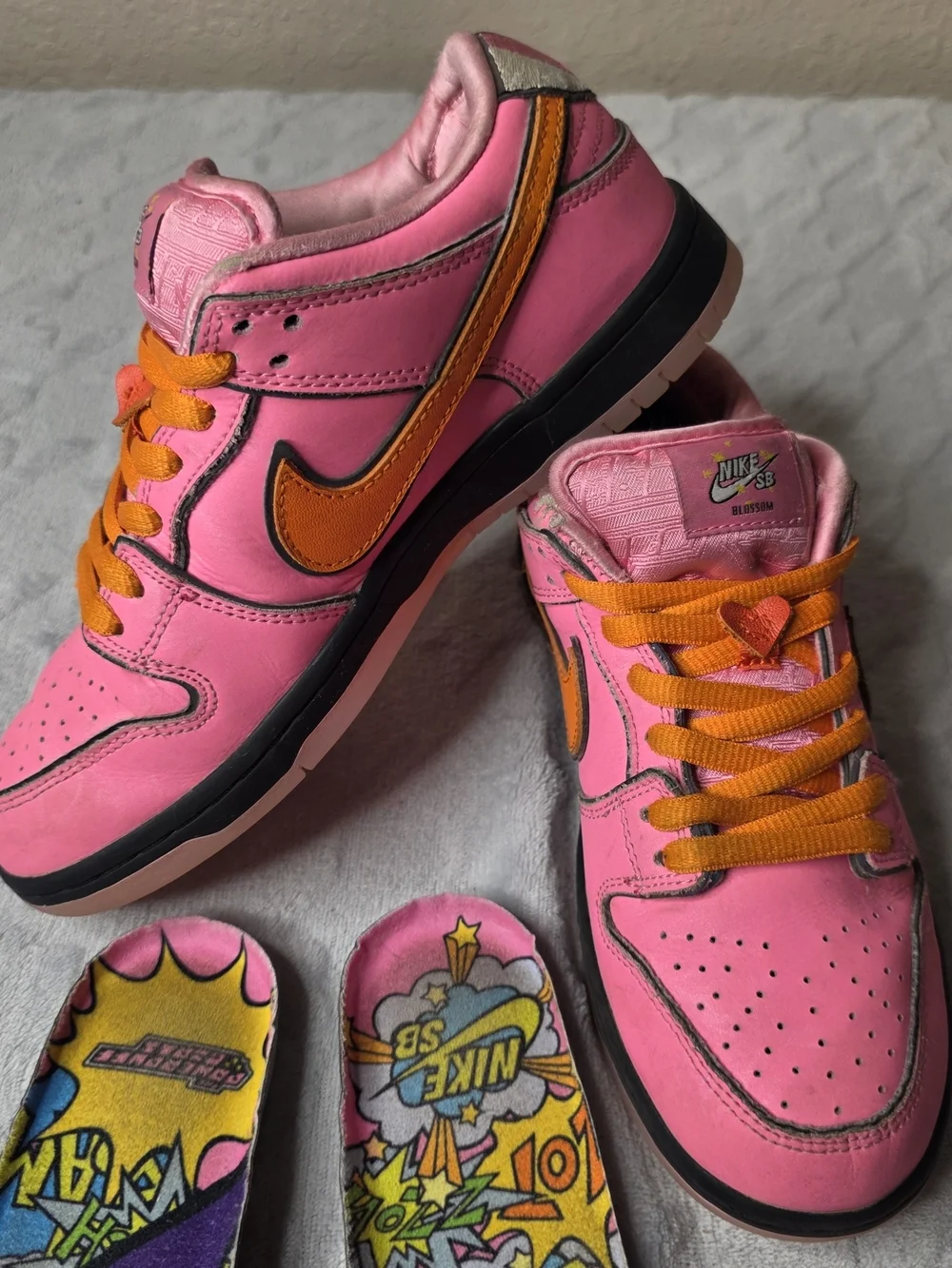 NIKE SB DUNK LOW POWERPUFF GIRLS BLOSSOM SIZE 5Y Pre-Owned